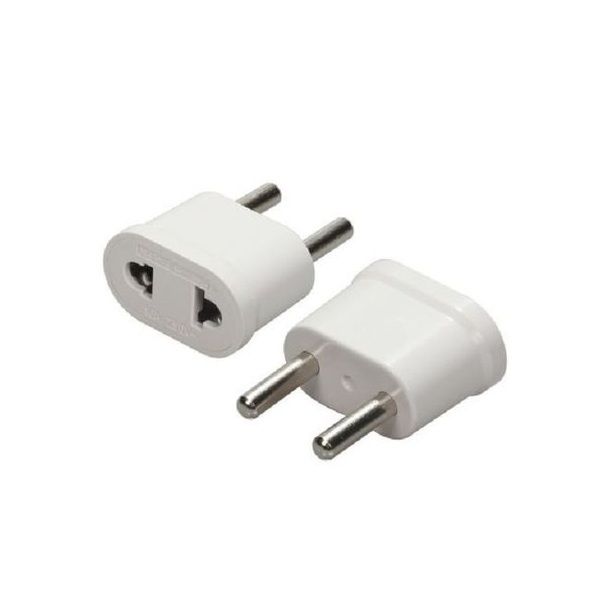 Copper US to EU Power Travel Adapter - Pack of 2