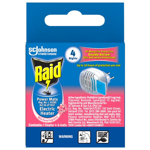 Raid Power Mats Electric Heater Unit