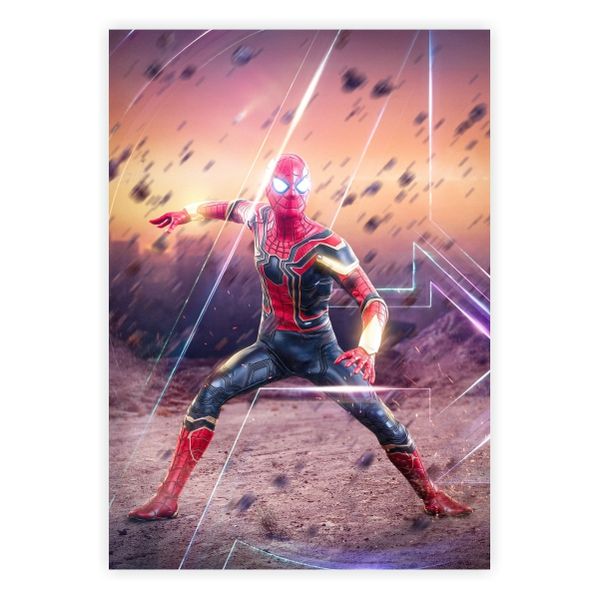 Spiderman Avengers Fan Art - A1 Poster
