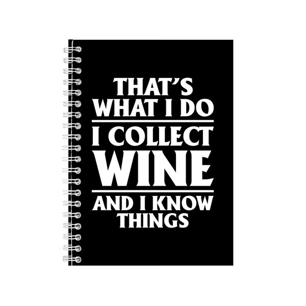 Wine Notebook A5 Bound I Gift Idea I Writing Books Notepad