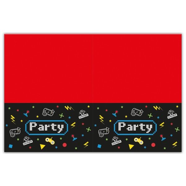 Gaming Party Plastic Tablecover 120X180cm