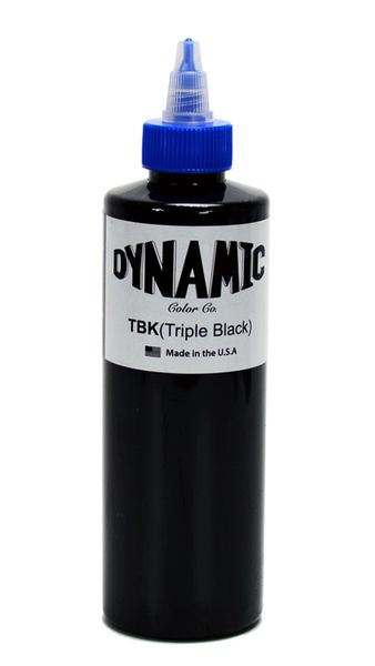 Dynamic Triple Black Tattoo Ink - 8oz