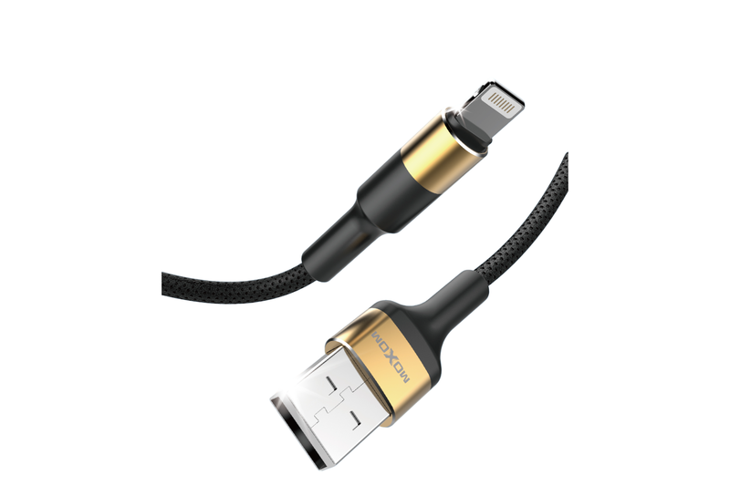 MOXOM MX-CB54 Lightning Fast Charging Cable - 2.4A 2 Meter