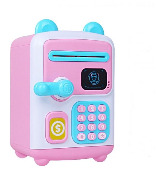 Kids Money Bank - Pink, White