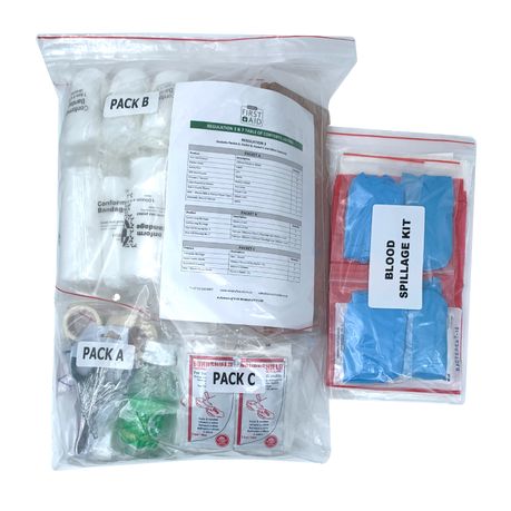 Regulation 7 First Aid Kit (5-50 Persons) in Metal Box by Firstaider