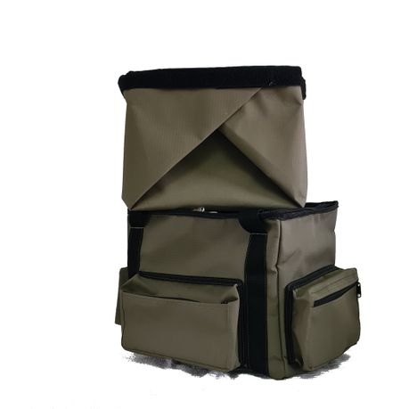 Durable Canvas Cover Cooler Bag with Removable inner -24 Cans