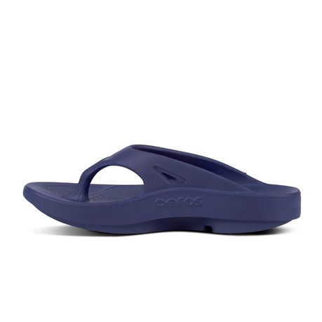 Oofos Unisex Ooringinal Thong Sandal Navy Shop Today. Get it