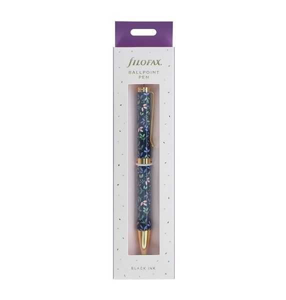 1mm Black Ink Ball Point Pen Garden Dusk