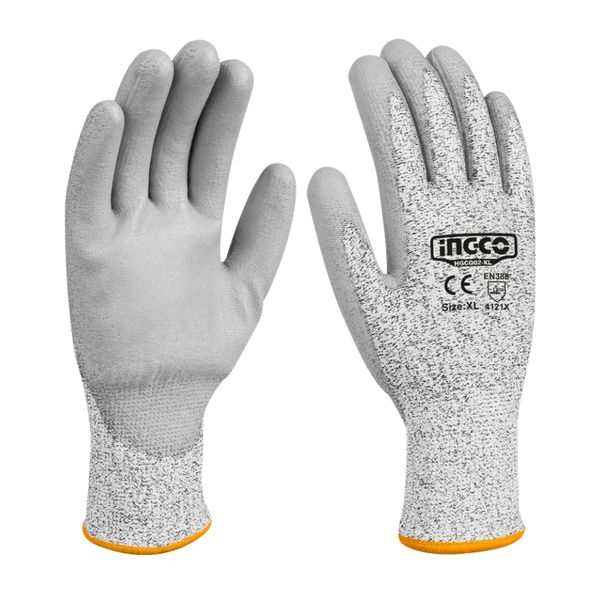 Ingco -High Protection - Cut-Resistant Gloves - XL
