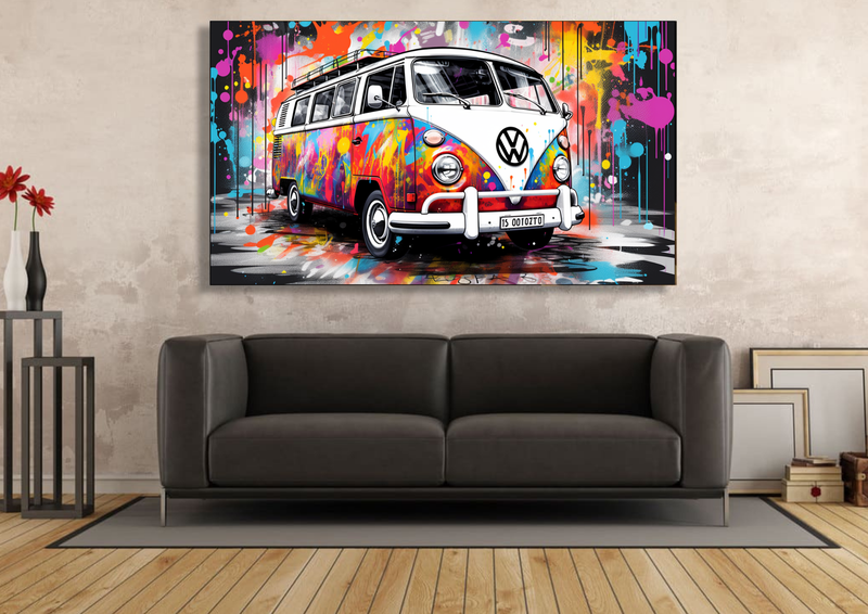 Canvas Wall Art - Street Style Splash Caravelle - HC1003
