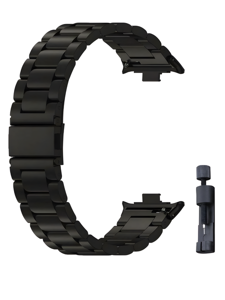 Stainless Strap Compatible with Huawei Watch Fit 3/4/4 Pro - Black