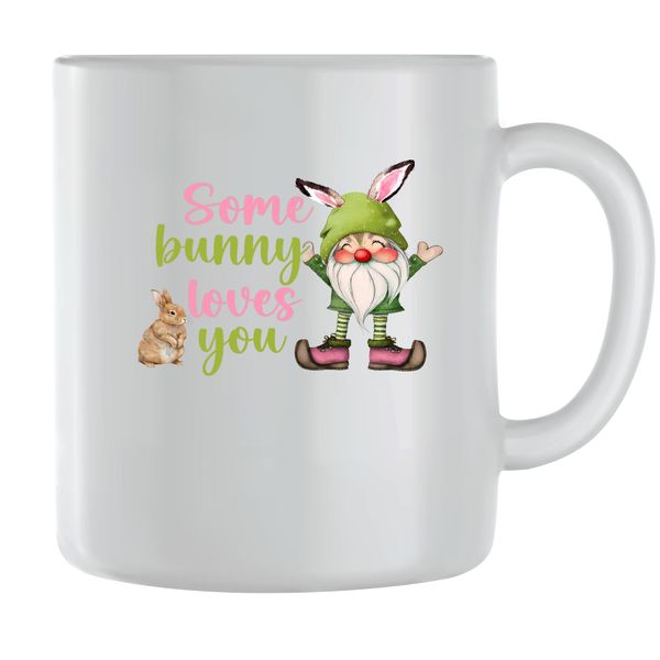 Some Bunny Coffee Mugs for Men Women with Trendy Easter Graphic Present 081