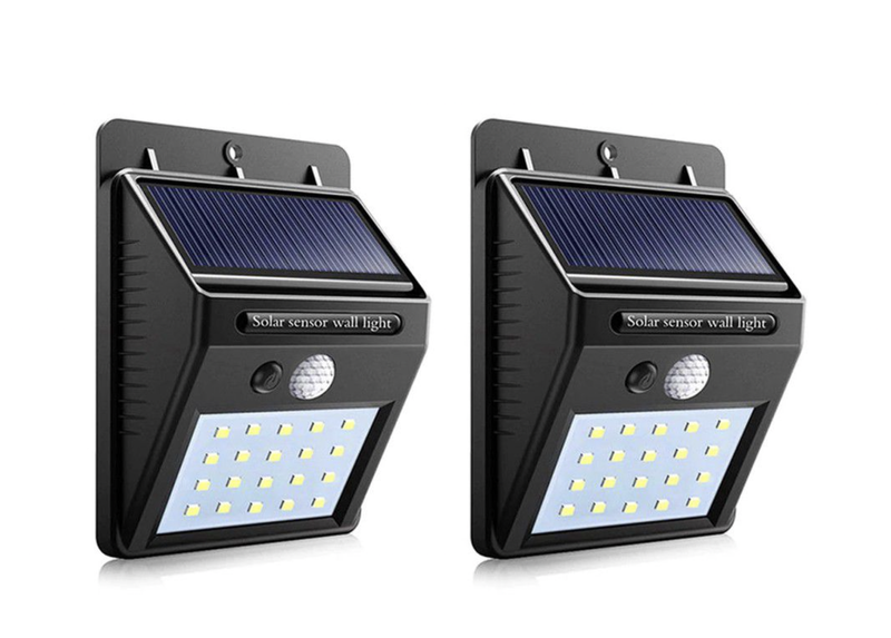 Solar Wall Light - Set Of 2