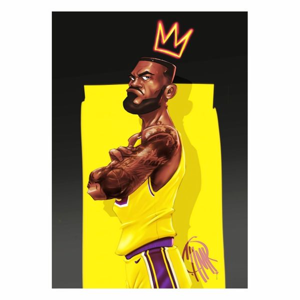 Fanart Yellow LBJ - A1 Poster