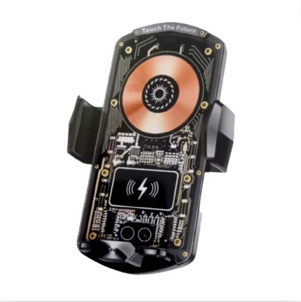 Wireless Fast Charging Smart Phone Holder Dashboard Air Outlet Mount