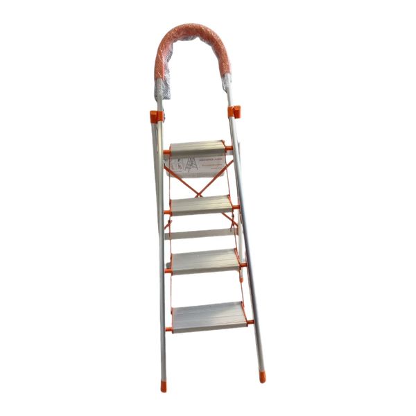 Folding 4 Step Ladder - Non-Slip Home &amp; Workshop Use