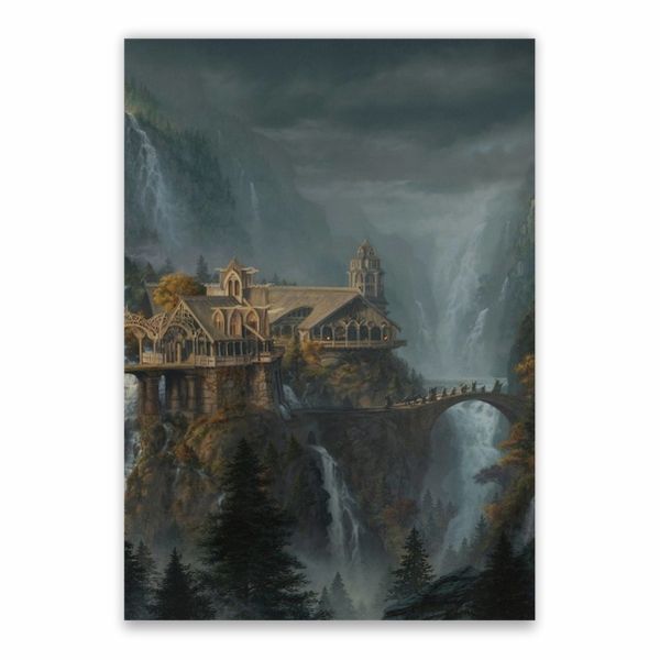 Rivendell And The Fellowship Poster - A1