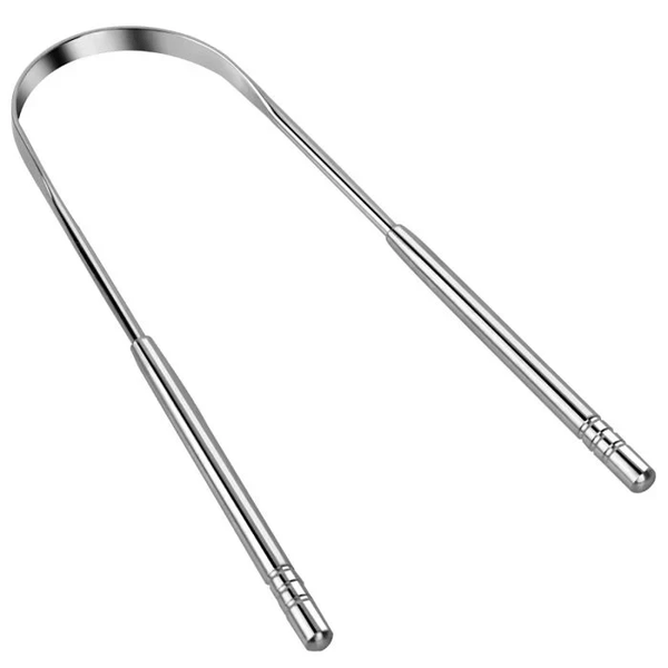 Carely Tongue Cleaner / Scraper - Stainless Steel