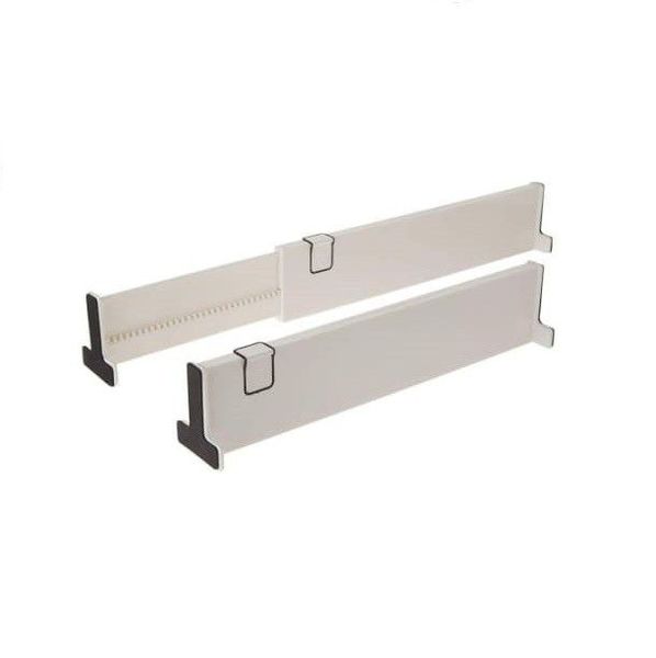 Set of 2 Adjustable drawer dividers