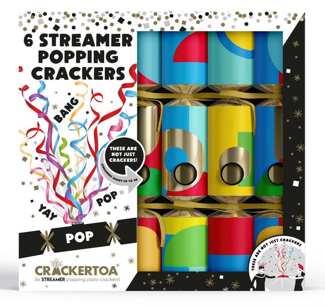 Holly &amp; Ivy Christmas Crackers - Crackertoa Colour Pop