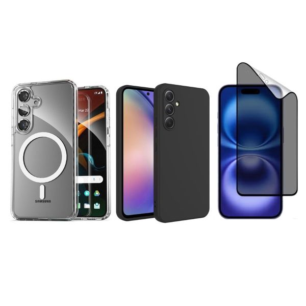 Cover + Privacy Glass Combo Compatible With Samsung Galaxy A16 - MGS45