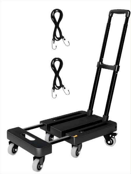 200KGS Heavy Duty Trolley Luggage Cart Foldable Hand Truck Multiple Purpose