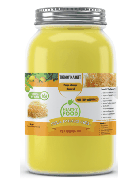Sea Moss Gel (Mango &amp; Orange Flavoured)