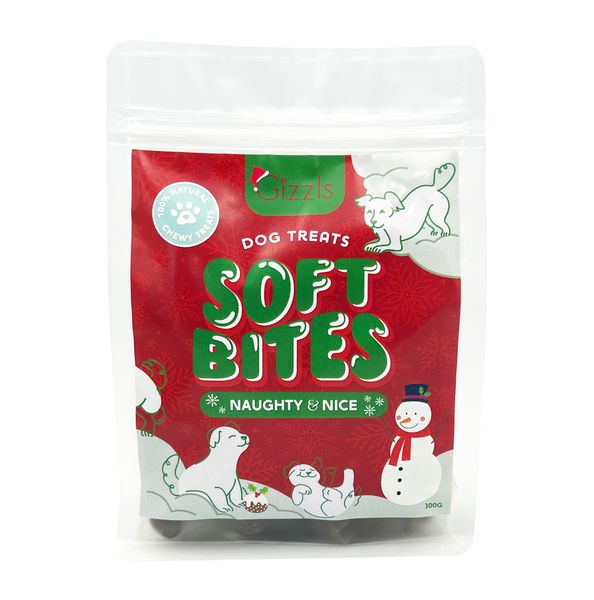 Gizzls Naughty &amp; Nice Christmas Dog Treats