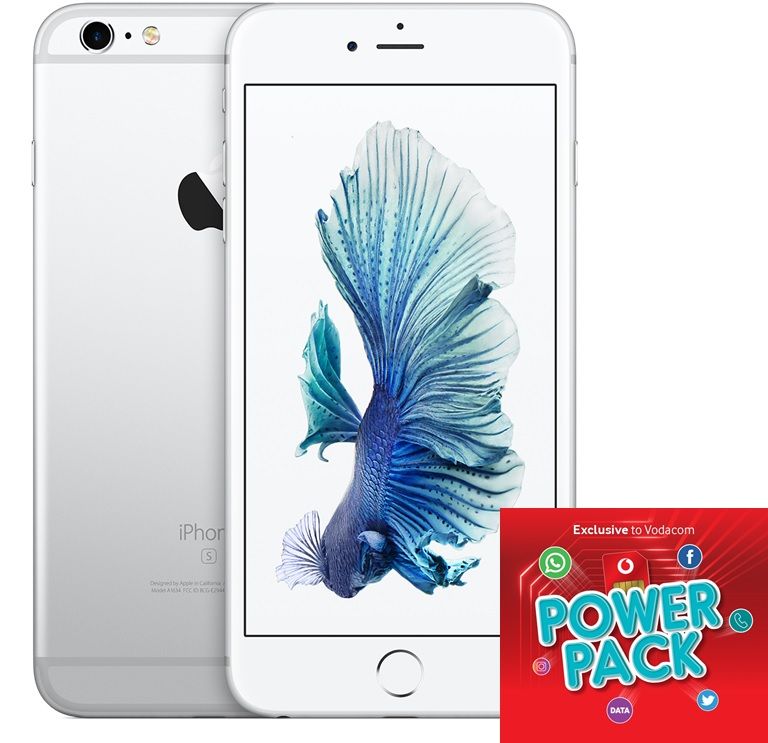 Apple iPhone 6S 32GB - Silver AS IS + Vodacom SIM Card Pack | Buy