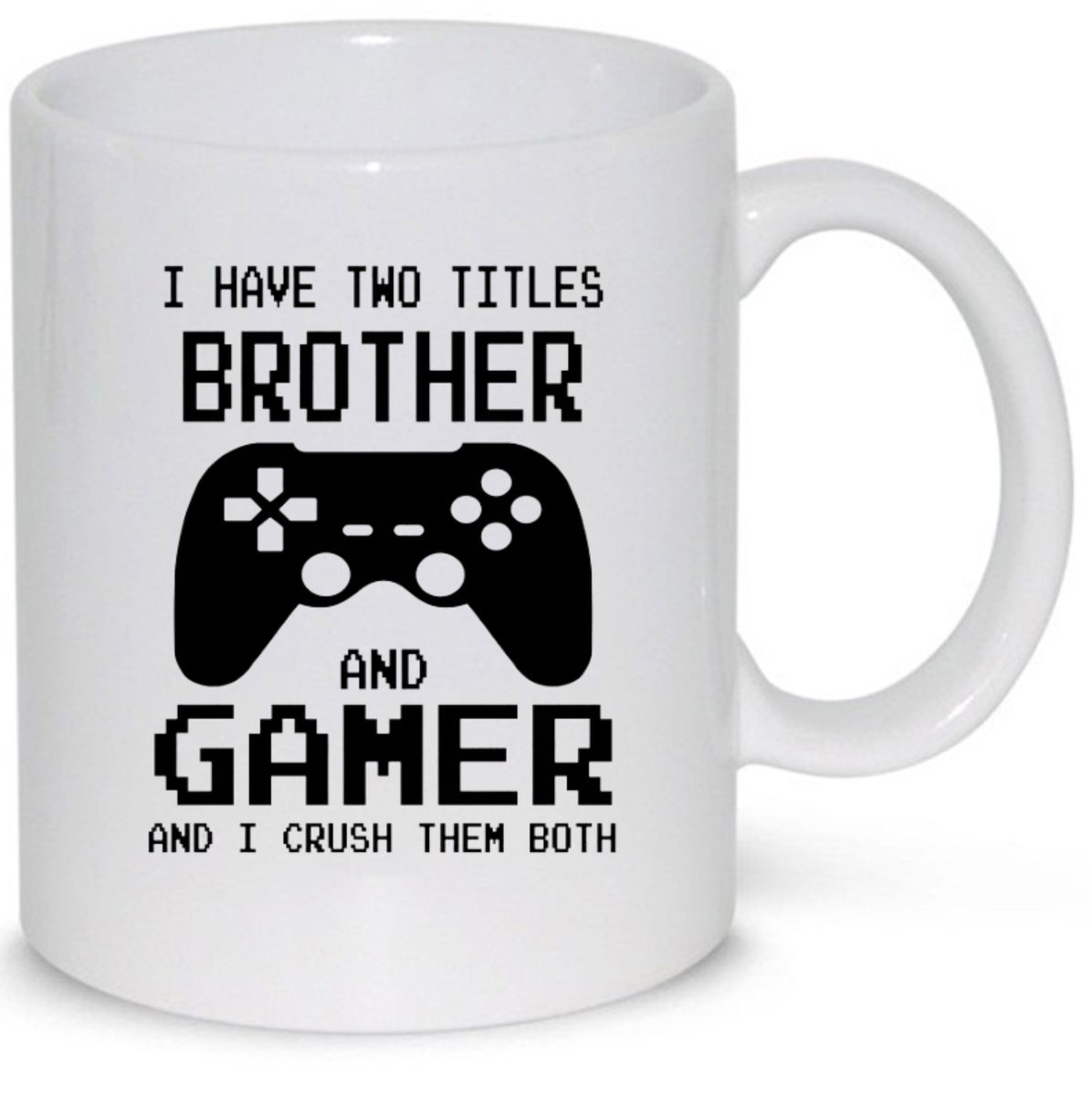 Brother and Gamer Birthday Christmas Gaming Gift 11Oz Premium Coffee