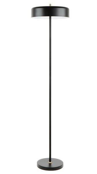 Bright Star Contemporary Standing Lamp with Drum Shade