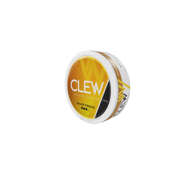 Clew Nicotine Pouches - Golden Tobacco 15mg