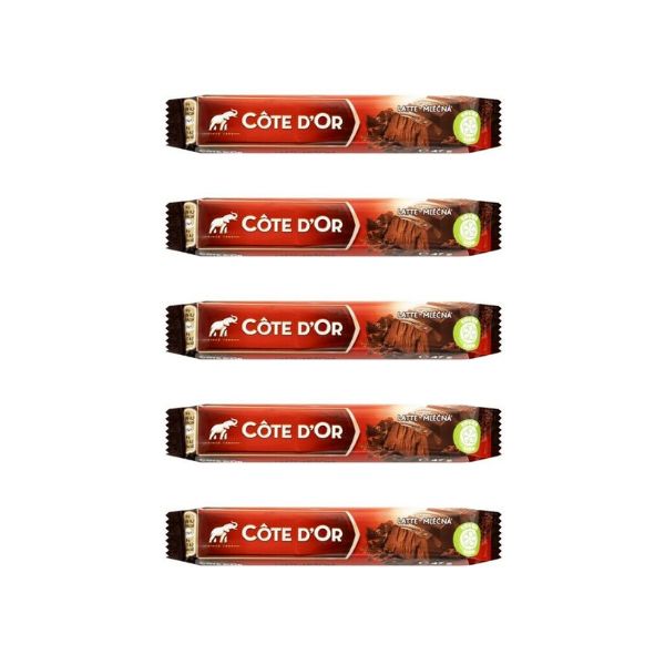 Cote D'or Chocolate Bar Milk 5 x 47g Buy Online in South Africa