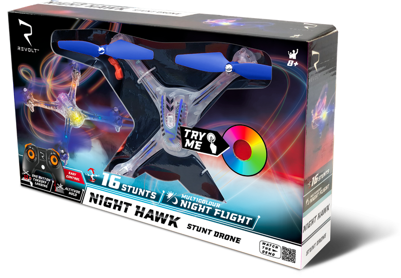 Revolt Radio Controlled Night Hawk Stunt Drone