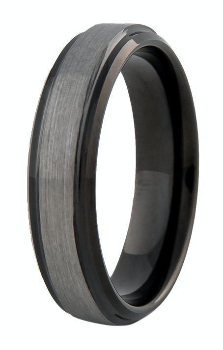 Tungsten Carbide Ring - Black Acidwood | Shop Today. Get it Tomorrow ...