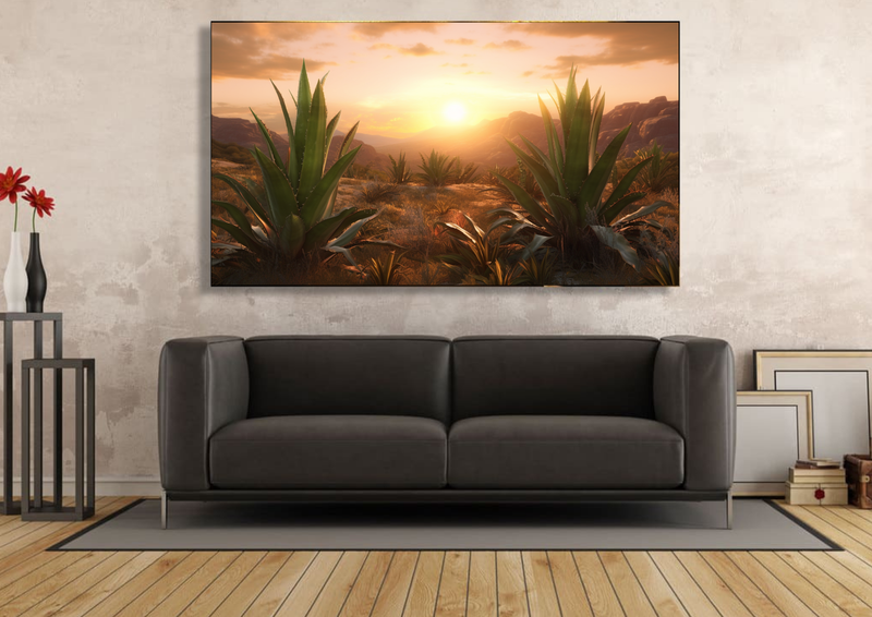 Canvas Wall Art - Aloe Oasis Abstract - IM0316