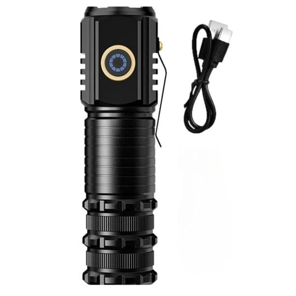 Mini Flashlight, Aluminum Alloy Rechargeable Magnetic Flashlight