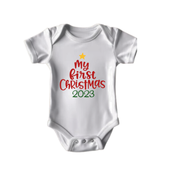 Baby Vest - My first Christmas 2023