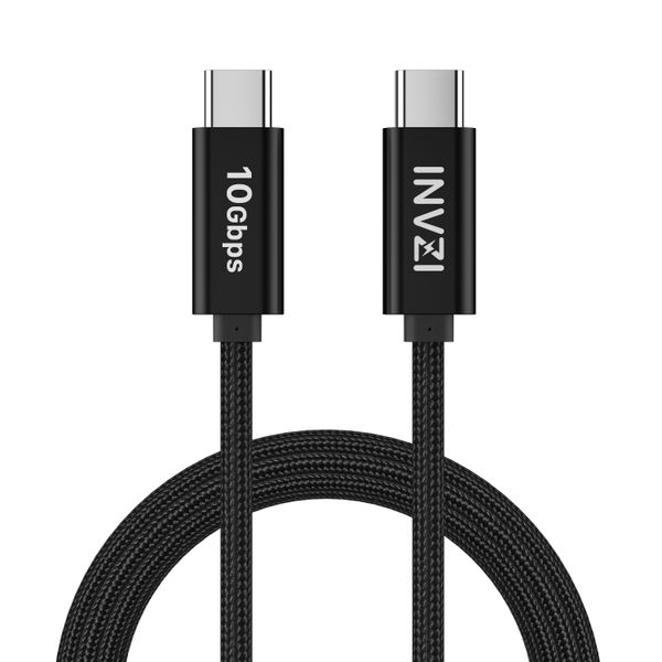 INVZI 100W/10Gbps USB 3.2 Gen2 USB-C to USB-C Cable (2m)