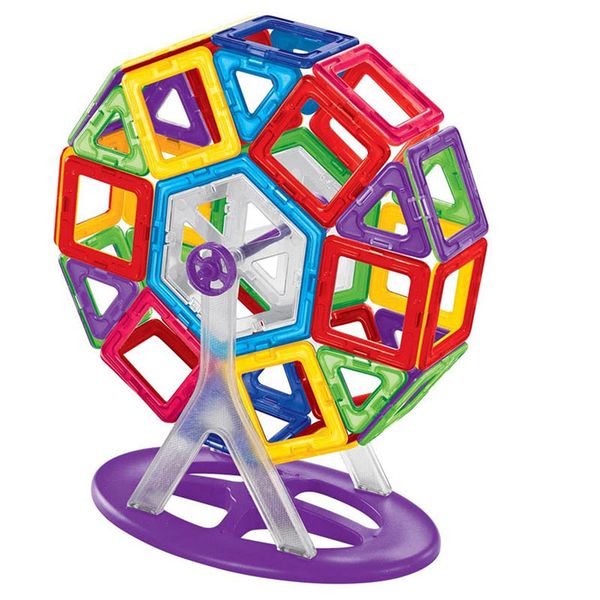 78 Pieces Of Kids Creative Magnetic 3D Building Blocks Set - Multicolor