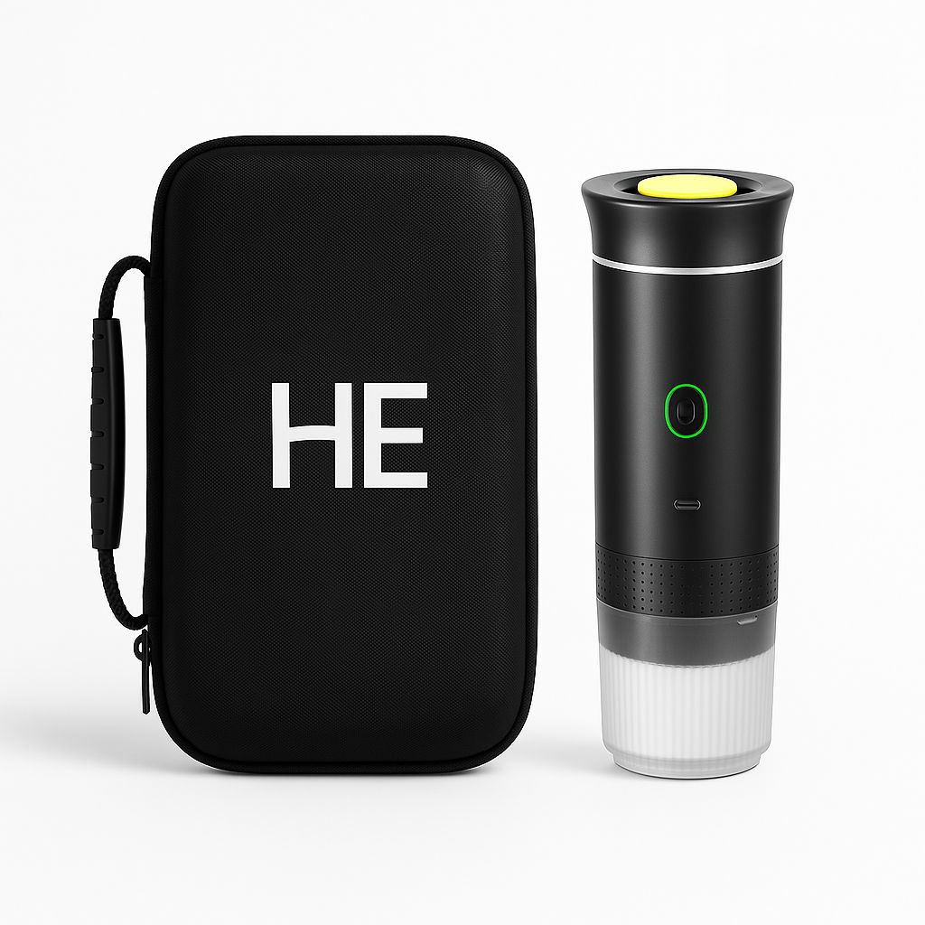 HE - Portable Espresso Coffee Maker with Carry Case