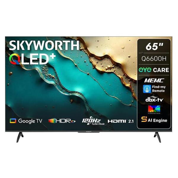 Skyworth 65 Inch Q6600H QLED UHD Google TV