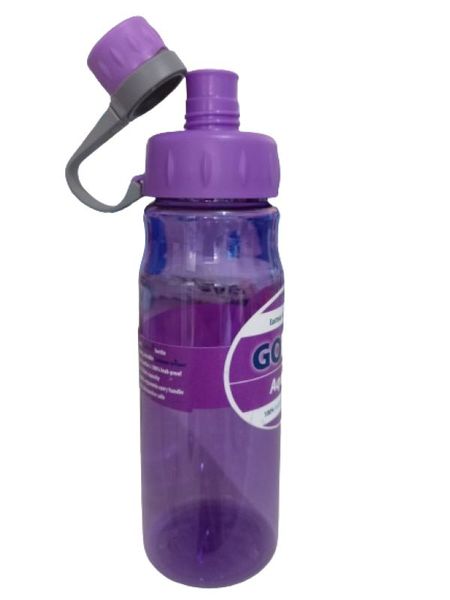 Purple Lockable Lid Water Bottle with Carry Handle