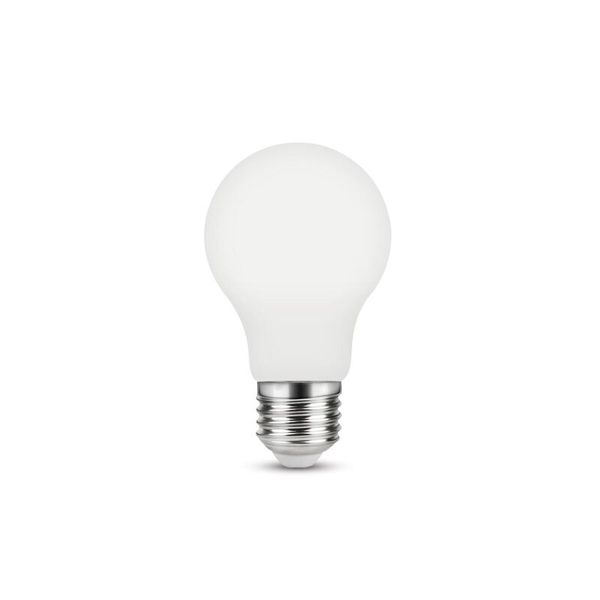 Lexman New22 Filament Light Bulb Blue A60 Milky E27 7.3w Cool White