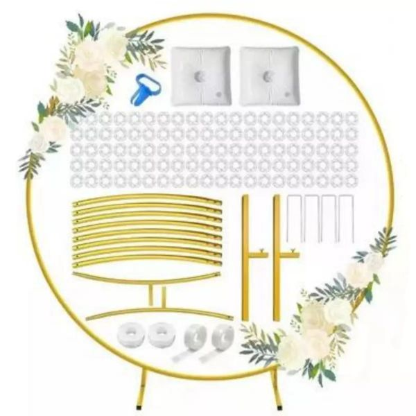 Wedding/Party Prop Arch Stand Wedding Background Decorative Frame - 117pcs