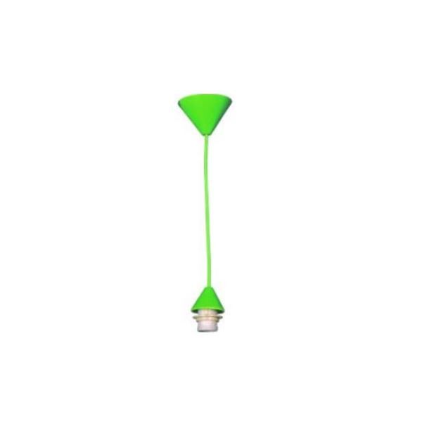ACDC - Green Pp Ceiling Rose And Silicon Lamp Cup,large Type,e27