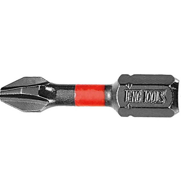 TengTools - Impact Bit 30mm Length PH2 5 Pieces - PHP3000205