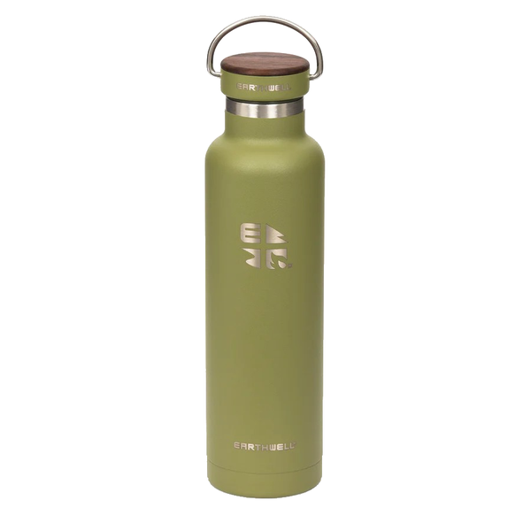 Earthwell - Double Wall S/Steel Vacuum Insulated - Woodie Bottle - 650 ml