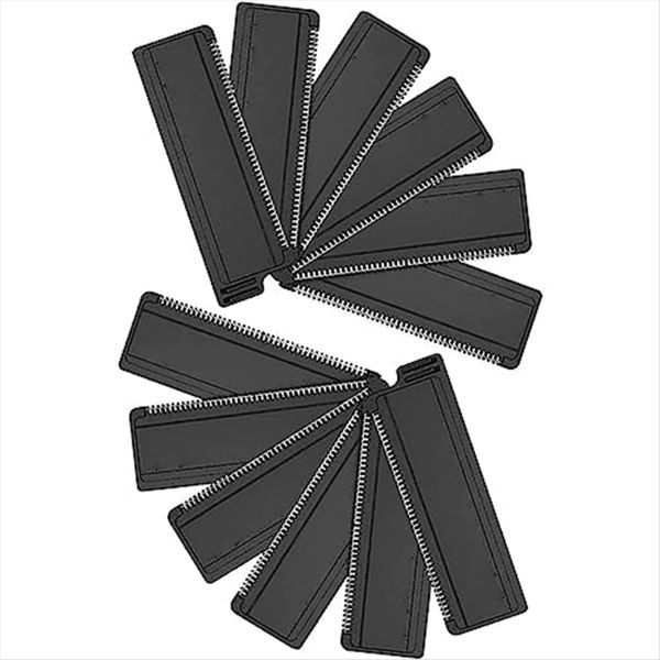 12Pcs Replacement Blades Back Hair And Body Shaver Refill