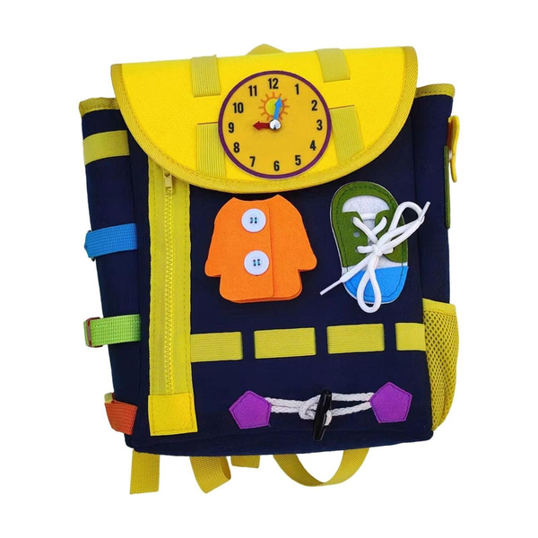 Toddlers Backpack Busy Board